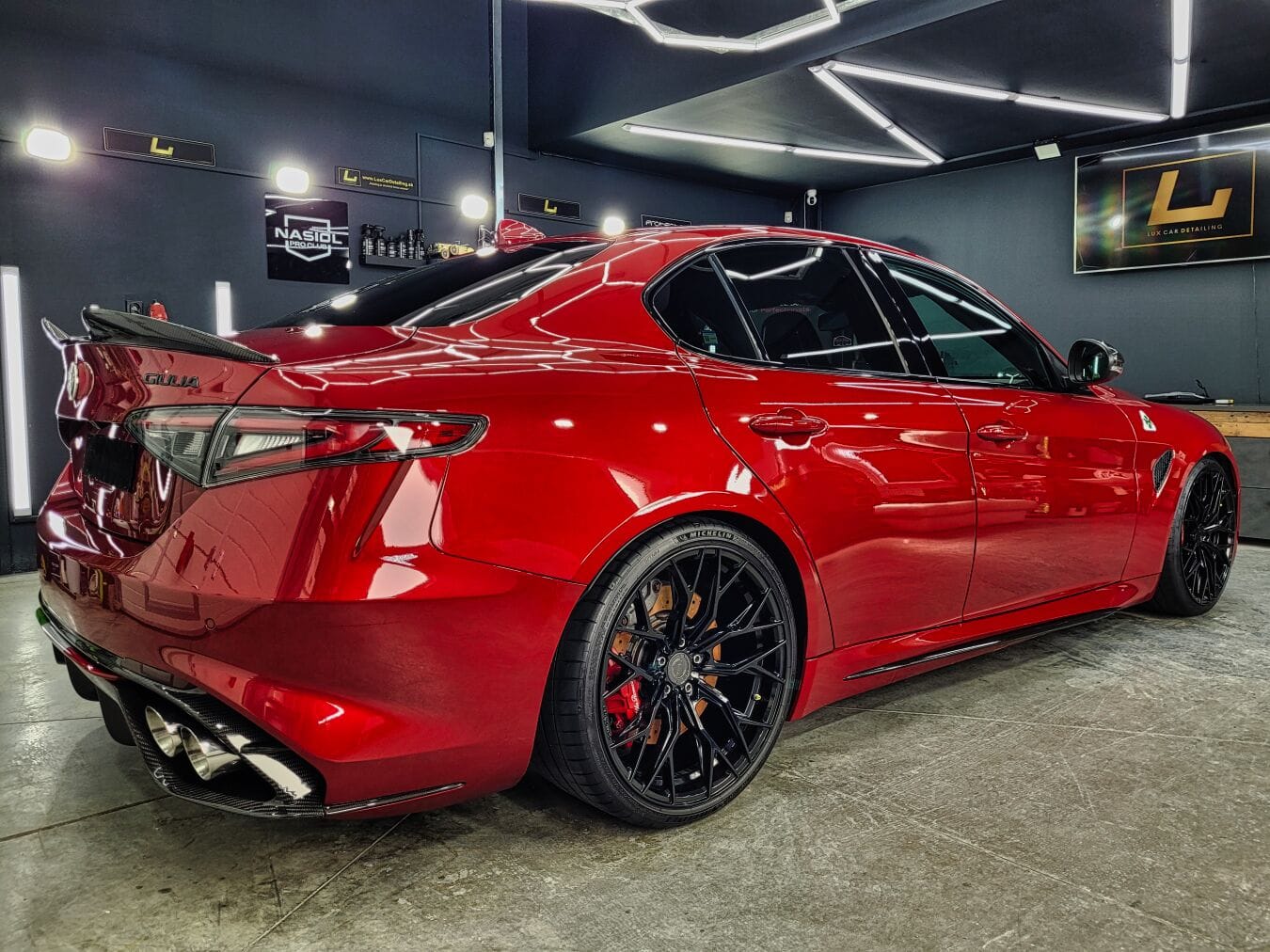 Alfa Romeo Giulia Quadrifoglio kerámia védelem Komárom